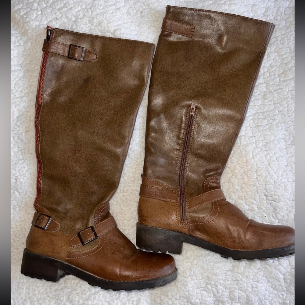 Brown Knee High Boots